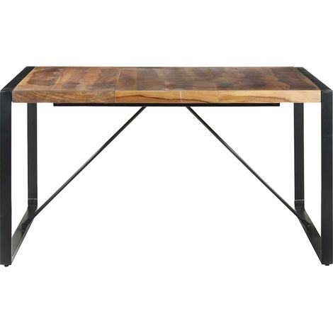 Maison Exclusive - Table à manger 140x140x75 cm bois massif