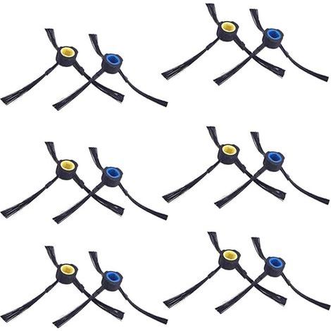Lot de 12 brosses latérales pour AMIBOT Animal Premium H2O (6 paires)