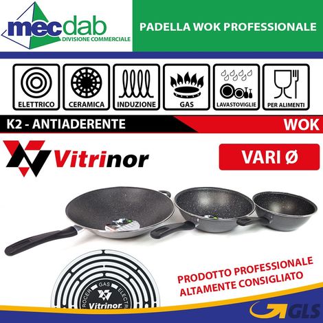 Wok 1 Manico Cm 35 K2 Vitrinor (1/5)