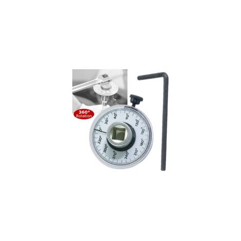 Clé angulaire de serrage 1/2' – Jauge d'angle de couple 360° – Réglage précis – Pour mécaniciens professionnels (1/4)