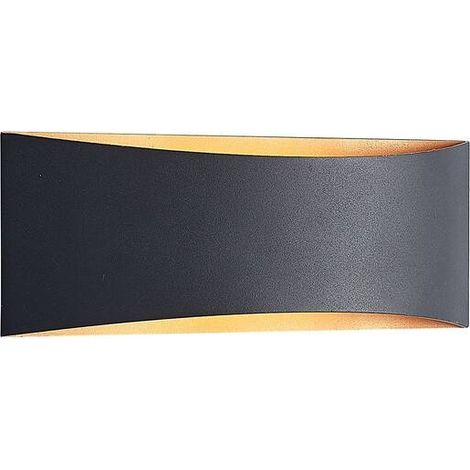 [GEBRAUCHT] B-Ware Arcchio Wandlampe Wandleuchte LED Danta schwarz gold Aluminium Eisen warmweiß824 (1/2)