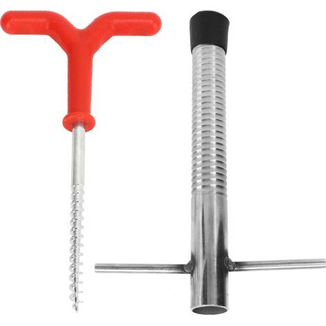 4 Pièces Bouchon Parafoudre pour Tente de Camping, Barre de Support Anti-Foudre pour Auvent, Protection Anti-Tonnerre pour Tentes et Poteaux, Accessoire Randonnée et Camping Vert OD (1/5)