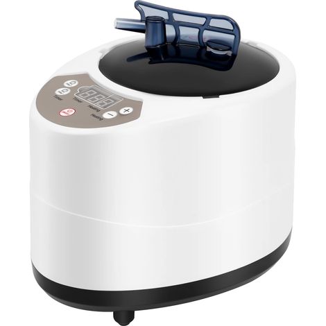 Sauna à vapeur, capacité de 3L, télécommande, Blanc (1/2)