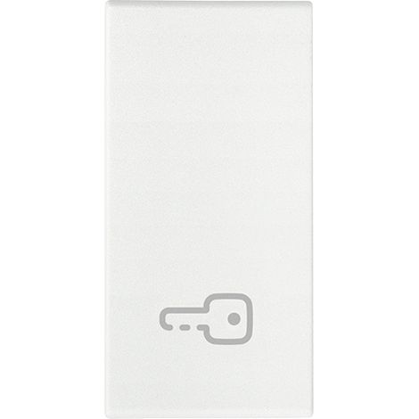 VIMAR - 19021.PB Botón 1M con símbolo de llave blanca