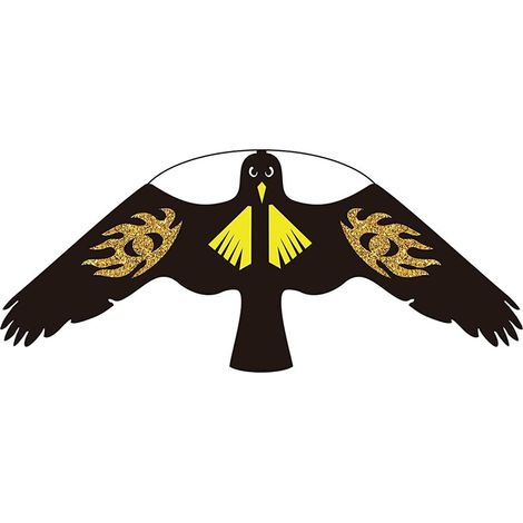 Cerf-Volant Anti-Oiseaux - Protection de la Ferme - avec Manche télescopique de 4 m (1/5)