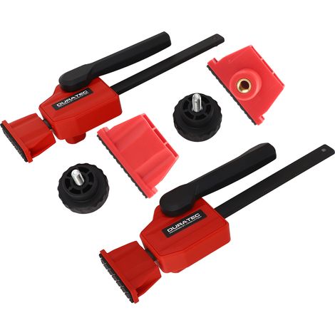 2 Pcs Serre-Joints Chien d'Établi Pour Trou de Étabelle Bois Plastique Ingénierie Acier Alliage Réglable Barre Bureau 20mm (1/5)