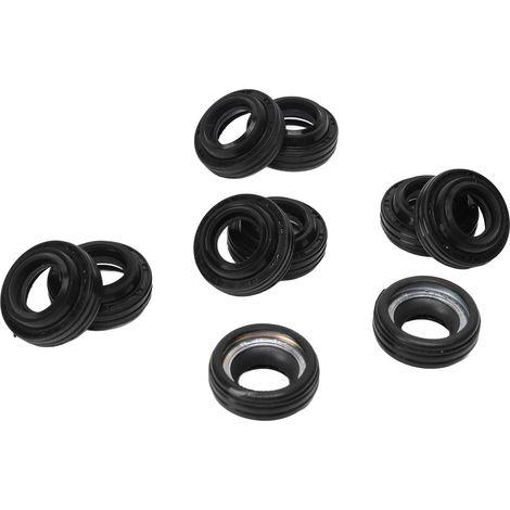 Kit de 10 joints d'arbre pour compresseur de climatiseur, en caoutchouc, structure compacte, adapté aux compresseurs de climatiseur Hyundai et Kia HCC. (1/5)