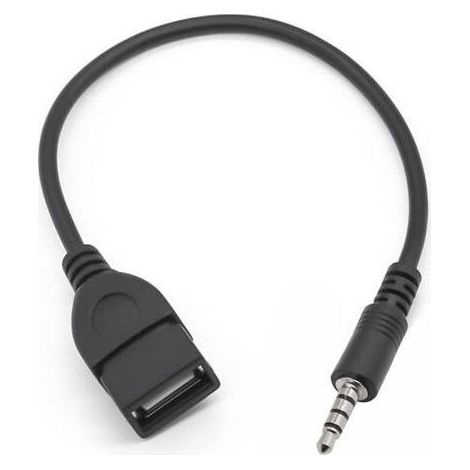 Adaptateur USB vers Jack de USB 2.0 à 3,5 mm Mâle Auxiliaire Prise Audio Stéréo Convertisseur usb Jack de Connecteur Câble Musique, Adapté Pour Autoradio, CD Audio Etc(Car Besoin MP3 Decode Fonction) (1/4)