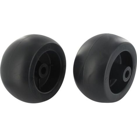 Roulette anti scalping pour tracteur tondeuse 35' à 50' – Diamètre 127 mm – Alésage 16 mm – Vendu à l'unité (1/3)