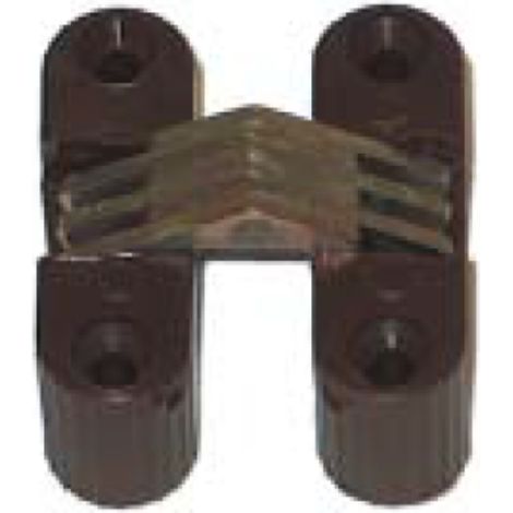MOBILIA MASIDEF- CERNIERA INVISIBILE ACCIAIO/PLASTICA BIANCA 22X60MM