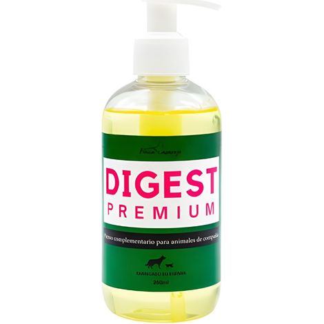 Aceite Prebiótico para Mascotas – DIGEST PREMIUM 250ml - Suplemento Nutricional de Levadura de Cerveza y Achicoria - Mejora la Salud Intestinal de Perros y Gatos – Botella con Dispensador