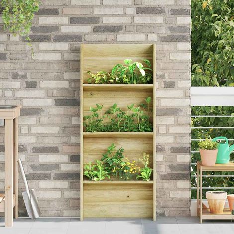 vidaXL Estanterías para plantas Marrón 50 x 15 x 117 cm (1/5)