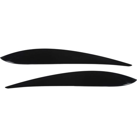 2 pièces de cache-paupières de phares avant, noir brillant, pour MK4 9N3, tous modèles 2005-2009 (1/5)