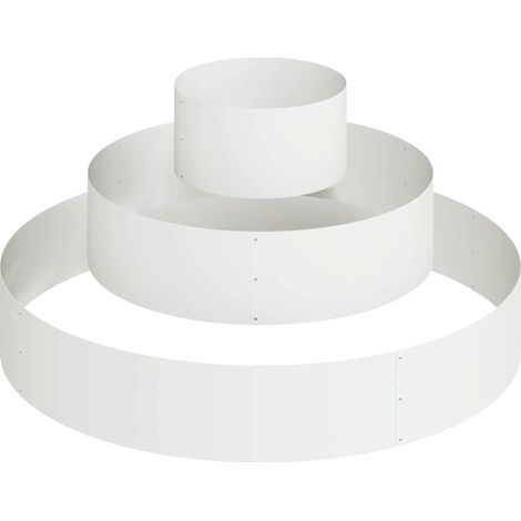 Maison Exclusive - Garten-Pflanzgefäß Weiß 120 x 120 x 20 cm Kalt