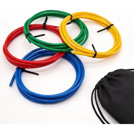 4-teiliges AC-Kupferrohrbieger-Set, 1/4 Zoll, 3/8 Zoll, 1/2 Zoll, 5/8 Zoll, eingebauter Kupferrohr-Biegestreifen für Klimaanlagen-Reparatur, wiederverwendbar, verhindert Verformung (2 m) (1/5)