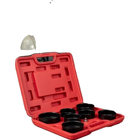 Juego de llaves para filtro de aceite, juego de 14 piezas, construcción de acero, verde militar (1/2)