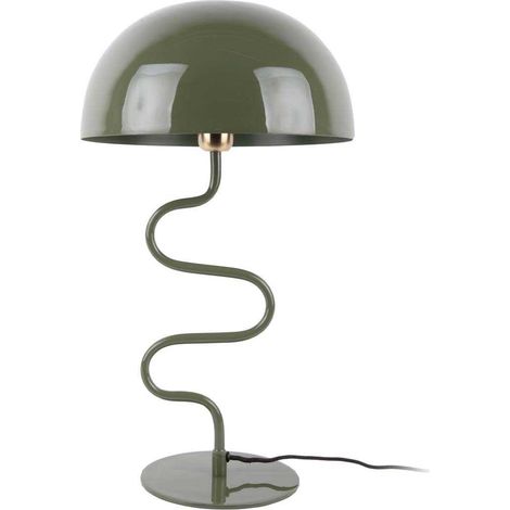 Lampe à poser en métal Twist Vert jungle (1/4)