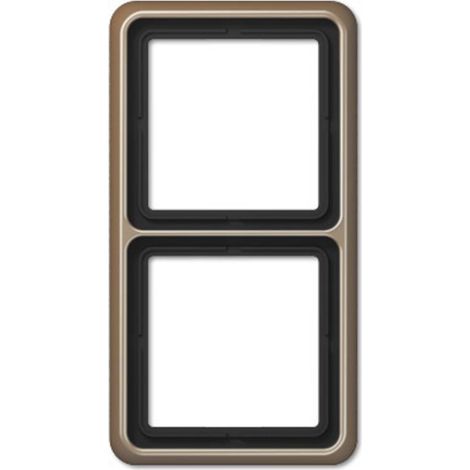 Jung 2 vie Telaio di copertura Coperchio Bronzo CD582GB 1 pz. (1/2)