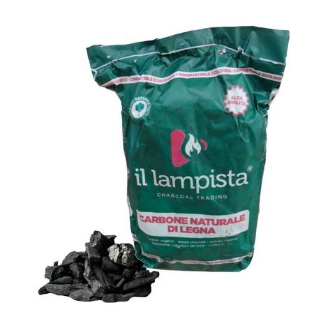 Carbone naturale di legna il lampista per barbecue e griglia 2,5 kg