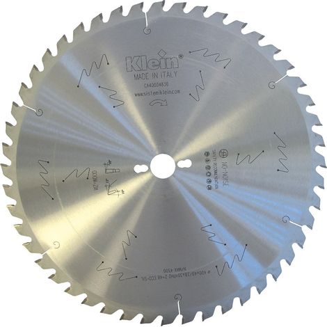 Lama circolare universale HW D=200, d=30, B/c=3.2/2.2, Z (Nr. denti)=24,  (Angolo di taglio)=14B0 CA200.02430 KLEIN (1/4)