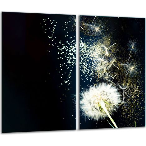Tagliere in vetro 2x 30x52 nero (1/5)
