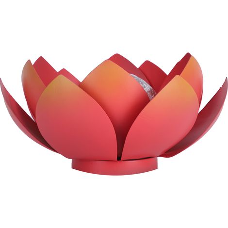 Lampe solaire Lotus LED étanche, sans installation, idéale pour le jardin, la pelouse, les tables et les sols. (1/5)