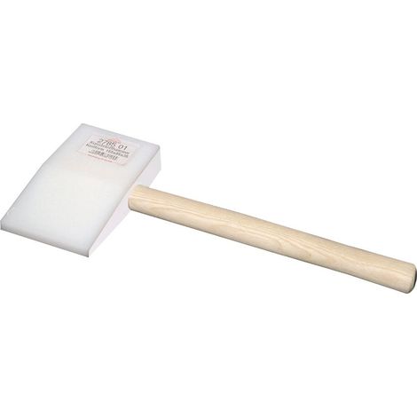 STUBAI Kunststoffhammer keilförmig 155 x 85 x 35 mm