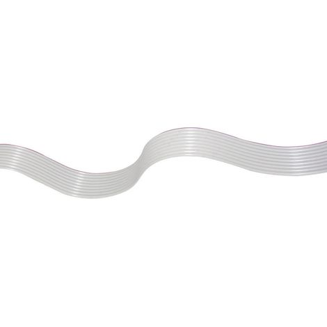 econ connect 28AWG20RM1 Flachbandkabel Rastermaß: 1 mm 20 x 0.08 mm² Grau 30.50 m