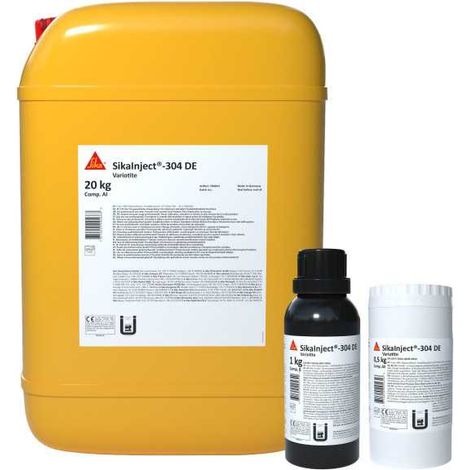 SikaInject-304 DE (AI+AII+B) Lote 21,5 Kg SIKA