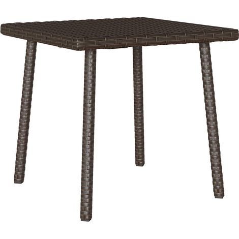 Maison Exclusive - Garten-Couchtisch Rechteckig Braun 40x40x37 cm