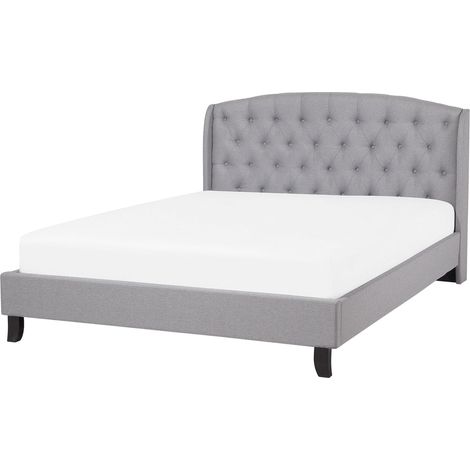 Bed Fabric BORDEAUX 140 x 200 cm (EU Double) Light Grey