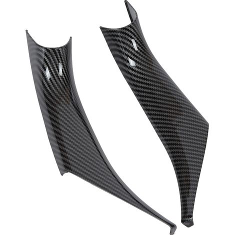Paire de protections de poignée intérieure de porte, habillage intérieur pour G01 G02 G08, style fibre de carbone (1/5)