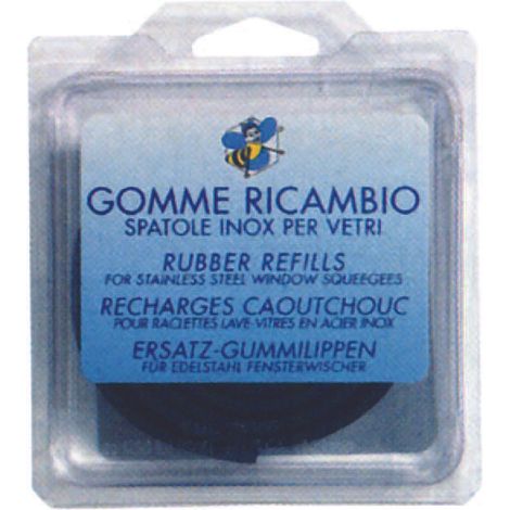 RICAMBIO IN GOMMA PER SPATOLE VETRI - 2 blister APEX