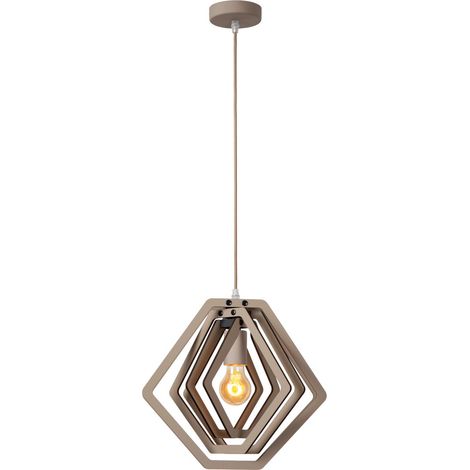 Suspension chambre denfant 1xe27 taupe - lucide - mauro (1/2)