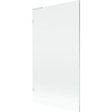 Mexen Lunar L mampara de baño de 1 hoja 100 x 150 cm, transparente, blanca - 897L-100-000-20-00 (1/5)
