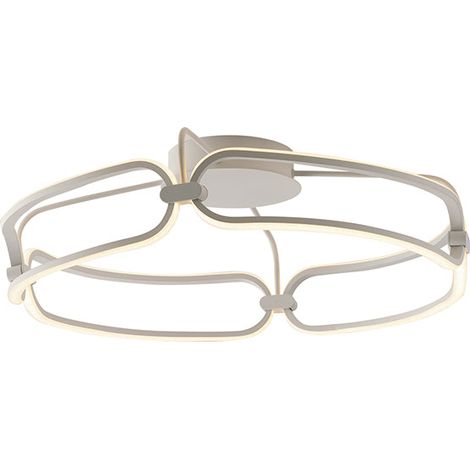 "Plafoniera LED INFINITY bianca 49W 4000K (luce naturale) 60 cm."