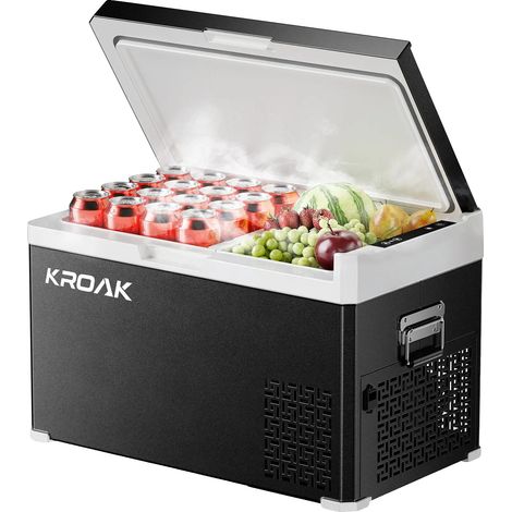 Réfrigérateur de voiture, refroidissement efficace, design à double zone, 30L Standard (1/2)
