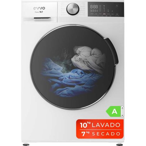 Lavatrice asciugatrice evvo nova 10/7 capacità 10 kg 7 kg