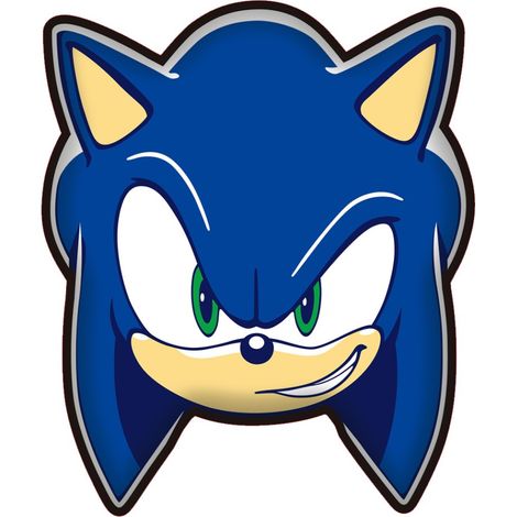 Coussin décoratif Sonic as√ºndiszn√≥ Smirk en forme de coussin 29x35 cm