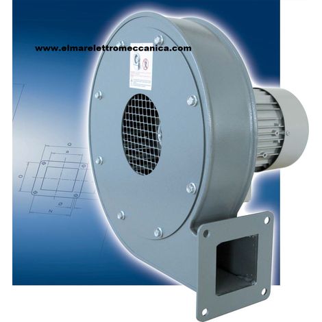 MAP 250 Ventilatore Centrifugo ALTA PRESSIONE 370 W 0,5 HP  400 V Trifase