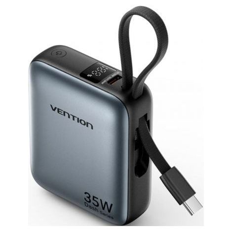 Powerbank 10000mAh Vention FHFH0/ 35W/ Gris
