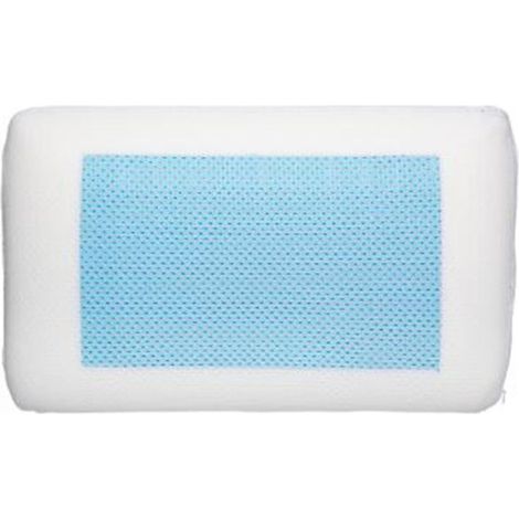 Five Simply Smart – Oreiller ergonomique gel box 30x50 cm – Mousse à mémoire de forme – Gel rafraîchissant – Housse déhoussable et lavable (1/2)