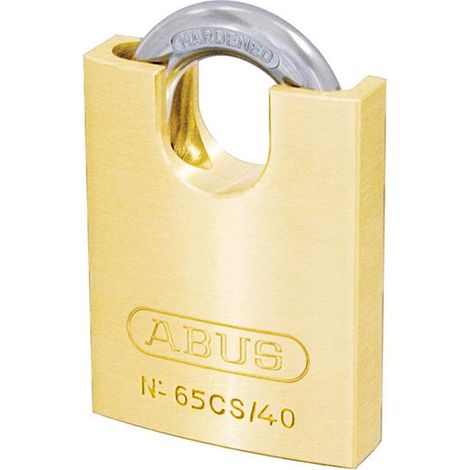 ABUS Series 65 CS Brass Chain Lock with 40mm Shackle for Enhanced Security (1/3)