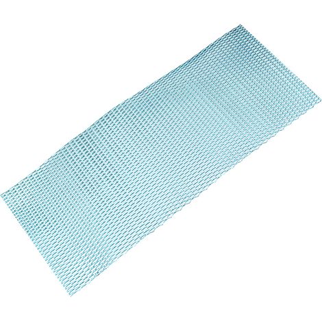 Frontgrill mit Mittelgitter, rautenförmiges Gitter, stabile Aluminiumstruktur, universell passend für Autos, blau (1/5)