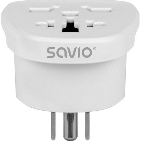 Adaptateur de voyage Savio ap-07 2500 W fusible 10 A (1/3)