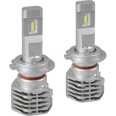 TRADE SHOP - Coppia Lampade Fari Ricambio Per Auto Led H7 32w Alta Luminosita' Bianco Freddo - (1/4)