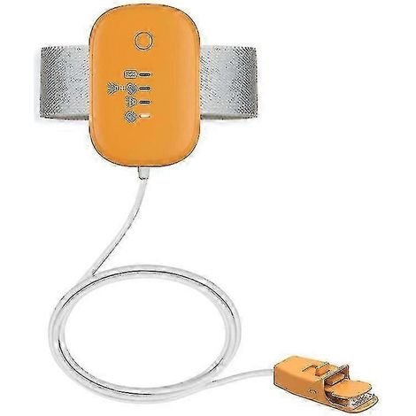 Alarme pipi au lit pour garçons et filles, rechargeable par USB, son puissant et forte vibration, clips orange pour l'apprentissage de la propreté.