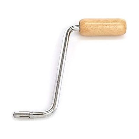 Imperia KR-A14 Manovella Ricambio per Macchina Pasta Manuale Acciaio Inox Impugnatura Legno Compatibile 010 038 R220