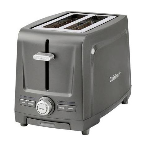 Grille-pain - CUISINART - Core Collection - 2 tranches - Fentes extra larges - Stone Grey