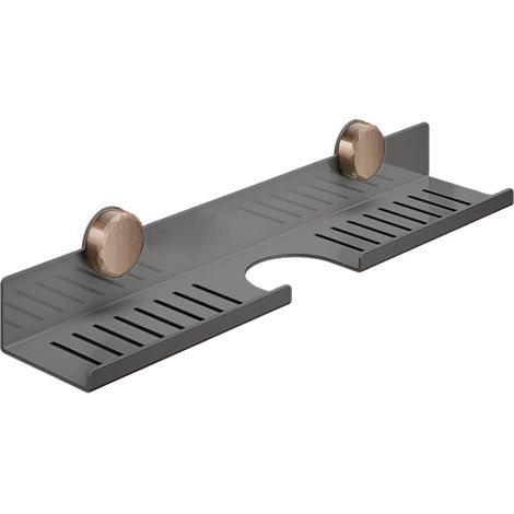 Étagère pour lavabo au-dessus du robinet Organisateur amovible compact en Organisateur Mural Salle-de-bain Présentoir à parfum pour petit espace, cuisine, toilettes, buanderie (1/5)